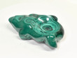 4.44" Polished MALACHITE FROG BOWL Carving Congo CM113