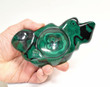 5.70" Polished MALACHITE BOWL Carving Congo CM105