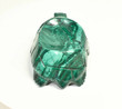 4.05" Polished MALACHITE TURTLE BOWL Carving Congo CM112