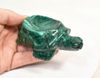 4.05" Polished MALACHITE TURTLE BOWL Carving Congo CM112