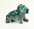 3.46" Beautiful POLISHED MALACHITE LION Animal Carving - Congo CM123