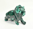 3.46" Beautiful POLISHED MALACHITE LION Animal Carving - Congo CM123