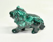 3.46" Beautiful POLISHED MALACHITE LION Animal Carving - Congo CM123
