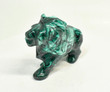 3.46" Beautiful POLISHED MALACHITE LION Animal Carving - Congo CM123