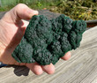 4.88" BotryoidalFibrous MALACHITE Mindingi Mine, Congo Q427