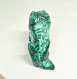 4.56" Beautiful POLISHED MALACHITE LION Animal Carving - Congo CM126