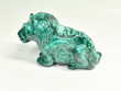 4.56" Beautiful POLISHED MALACHITE LION Animal Carving - Congo CM126