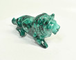 4.29" Beautiful POLISHED MALACHITE LION Animal Carving - Congo CM124