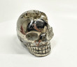2.51" Polished PYRITE SKULL CARVING Huanzala mine, Peru T539