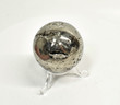 1.92" Polished PYRITE SPHERE With Stand Huanzala mine, Peru T547