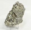3.97" OCTAHEDRAL PYRITE Crystal Cluster Huanzala mine, Peru T586