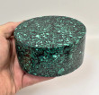 4.13" Polished MALACHITE JEWELRY BOX - Congo CM150