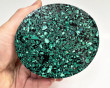 4.25" Polished MALACHITE JEWELRY BOX - Congo CM149