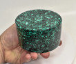 3.93" Polished MALACHITE JEWELRY BOX - Congo CM148