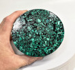 4.17" Polished MALACHITE JEWELRY BOX - Congo CM151