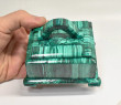 3.58" Polished MALACHITE JEWELRY BOX - Congo CM141