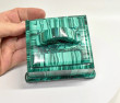 3.58" Polished MALACHITE JEWELRY BOX - Congo CM141