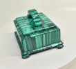 3.58" Polished MALACHITE JEWELRY BOX - Congo CM141