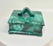 4.17" Polished MALACHITE JEWELRY BOX - Congo CM136