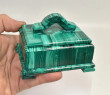 3.62" Polished MALACHITE JEWELRY BOX - Congo CM137