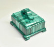 3.62" Polished MALACHITE JEWELRY BOX - Congo CM137