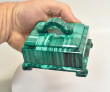 3.62" Polished MALACHITE JEWELRY BOX - Congo CM138