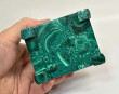 3.54" Polished MALACHITE JEWELRY BOX - Congo CM140