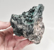 4.05" MALACHITE CRYSTALS On CHRYSOCOLLA Heterogenite Kalukuluku Mine Congo Q797