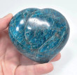 3.66" POLISHED BLUE APATITE Heart Madagascar T619
