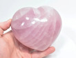 4.80" POLISHED ROSE QUARTZ Heart Madagascar T624
