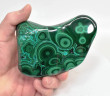4.29" POLISHED MALACHITE CHRYSOCOLLA Kalukuluku Mine, Congo B315