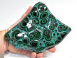 7.67" POLISHED MALACHITE CHRYSOCOLLA Kalukuluku Mine, Congo B314