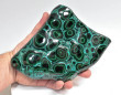 7.67" POLISHED MALACHITE CHRYSOCOLLA Kalukuluku Mine, Congo B314
