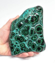 7.67" POLISHED MALACHITE CHRYSOCOLLA Kalukuluku Mine, Congo B314