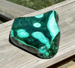 4.44" POLISHED BULLSEYE MALACHITE - Congo A620