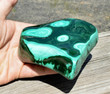 4.44" POLISHED BULLSEYE MALACHITE - Congo A620