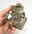 3.74" PYRITE CRYSTAL CLUSTER Huanzala Mine, Peru T637