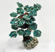 6.29" CHRYSOCOLLA and PYRITE Bonsai Tree Peru T634