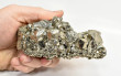 4.60" PYRITE CRYSTAL CLUSTER Huanzala Mine, Peru T645