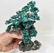 6.29" CHRYSOCOLLA and PYRITE Bonsai Tree Peru T633