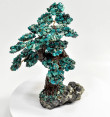 6.29" CHRYSOCOLLA and PYRITE Bonsai Tree Peru T633