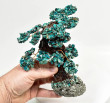 7.08" CHRYSOCOLLA and PYRITE Bonsai Tree Peru T636