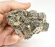 2.91" PYRITE CRYSTAL CLUSTER Huanzala Mine, Peru T641
