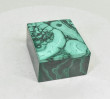 2.51" Polished MALACHITE JEWELRY BOX Congo - CM155