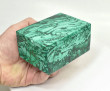 3.81" Polished MALACHITE JEWELRY BOX Congo - CM163