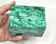 3.81" Polished MALACHITE JEWELRY BOX Congo - CM163