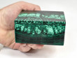 3.26" Polished MALACHITE JEWELRY BOX Congo - CM166