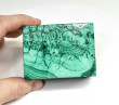 3.14" Polished MALACHITE JEWELRY BOX Congo - CM165