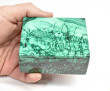 3.14" Polished MALACHITE JEWELRY BOX Congo - CM165