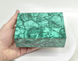 4.96" Polished MALACHITE JEWELRY BOX Congo - CM159